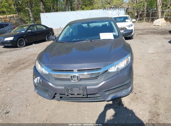2HGFC2F55HH524124 2017 HONDA CIVIC Gray Vista del cuadro de instrumentos