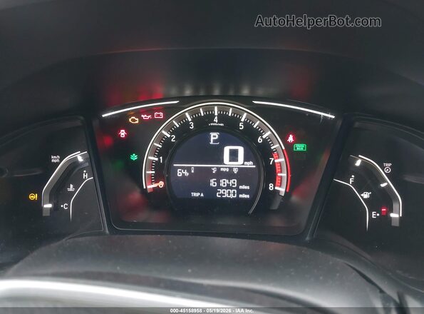 2HGFC2F55HH535057 2017 HONDA CIVIC Blue Rear seats view