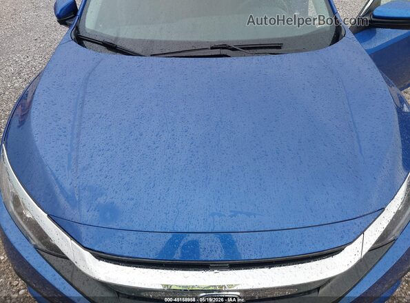 2HGFC2F55HH535057 2017 HONDA CIVIC Blue Front view