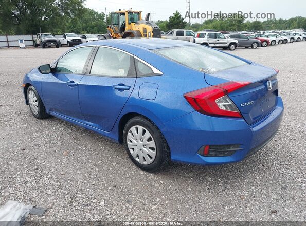 2HGFC2F55HH535057 2017 HONDA CIVIC Blue Rear left