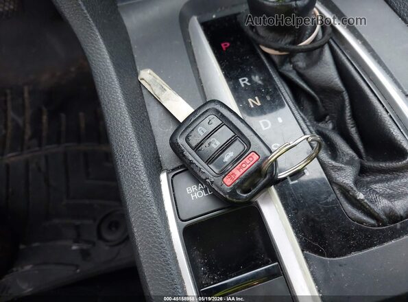 2HGFC2F55HH535057 2017 HONDA CIVIC Blue Dashboard view