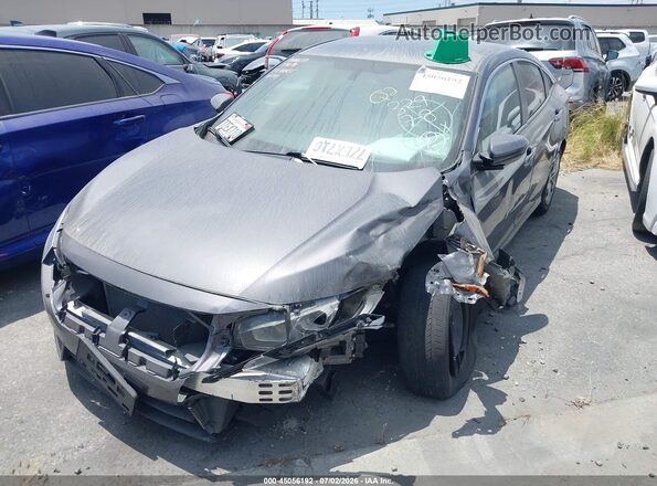 2HGFC2F55HH550349 2017 HONDA CIVIC Gray Front left