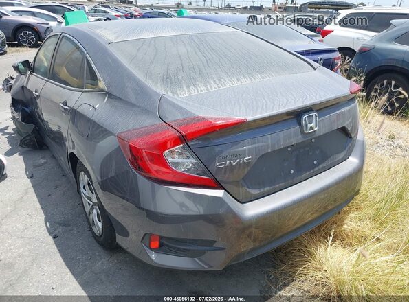 2HGFC2F55HH550349 2017 HONDA CIVIC Gray Rear left
