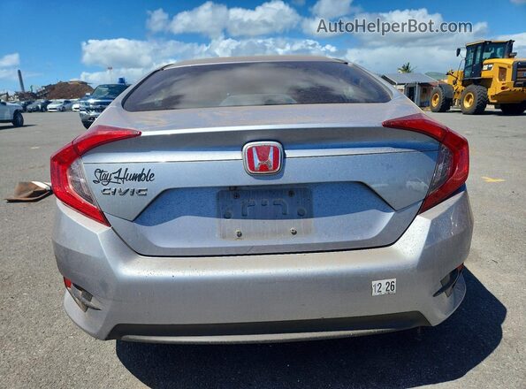 2HGFC2F55JH544279 2018 HONDA CIVIC Silver Vista trasera