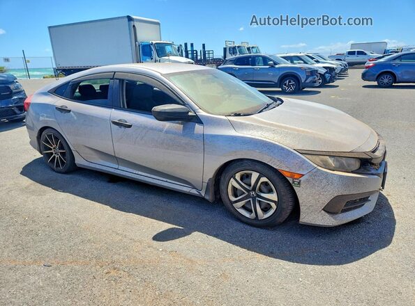 2HGFC2F55JH544279 2018 HONDA CIVIC Silver Delantero derecho