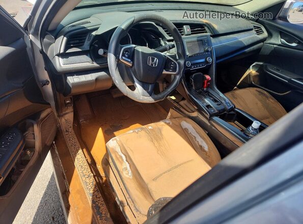 2HGFC2F55JH544279 2018 HONDA CIVIC Silver Vista del salpicadero