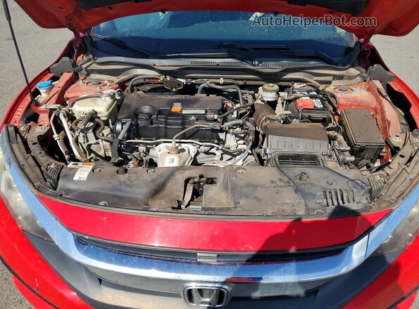2HGFC2F55JH569960 2018 HONDA CIVIC Red Rear interior view