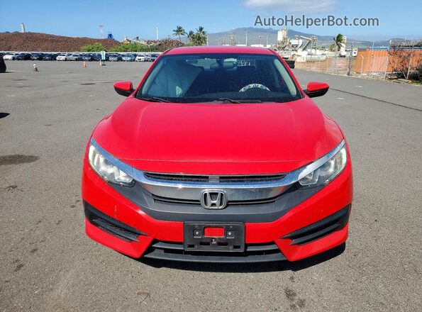 2HGFC2F55JH569960 2018 HONDA CIVIC Red Front view