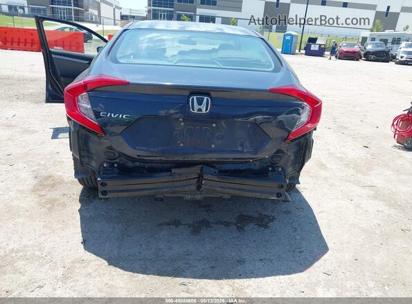 2HGFC2F55JH593174 2018 HONDA CIVIC Black Front view