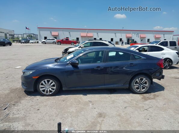 2HGFC2F55JH593174 2018 HONDA CIVIC Black Rear interior view
