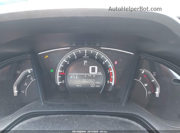 2HGFC2F55JH593174 2018 HONDA CIVIC Black Rear seats view