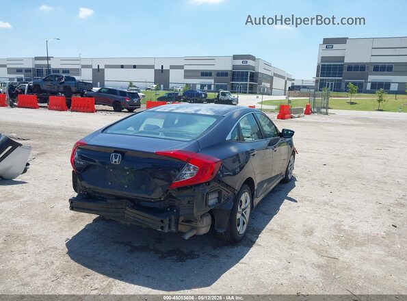 2HGFC2F55JH593174 2018 HONDA CIVIC Black Rear right
