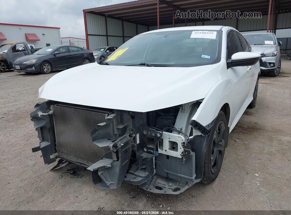 2HGFC2F55JH603816 2018 HONDA CIVIC White Vista tres cuartos delantera izquierda