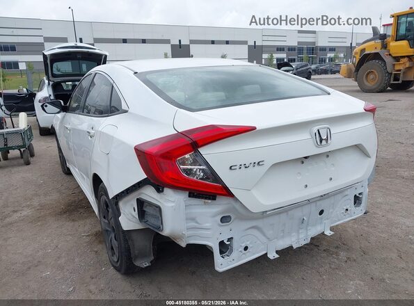 2HGFC2F55JH603816 2018 HONDA CIVIC White Trasero izquierdo