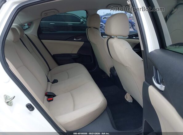 2HGFC2F55JH603816 2018 HONDA CIVIC White Vista de la etiqueta del VIN