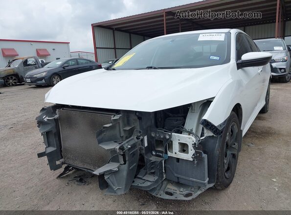 2HGFC2F55JH603816 2018 HONDA CIVIC White Vista frontal