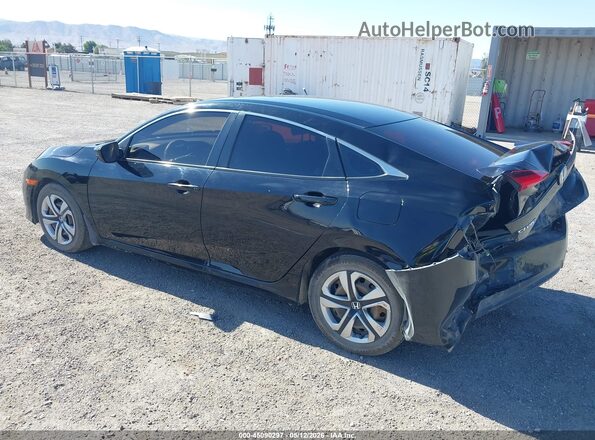 2HGFC2F56HH510376 2017 HONDA CIVIC Black Trasero izquierdo