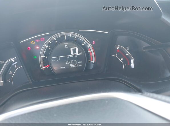 2HGFC2F56HH510376 2017 HONDA CIVIC Black Vista de los asientos traseros