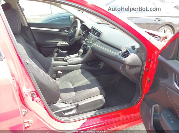 2HGFC2F56HH517411 2017 HONDA CIVIC Red Front interior view