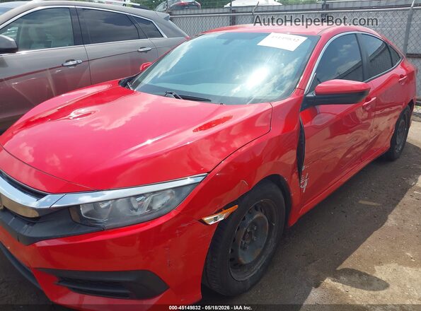 2HGFC2F56HH517411 2017 HONDA CIVIC Red Front view