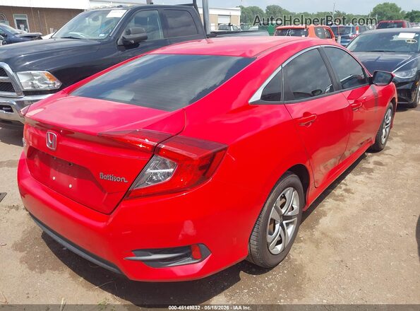 2HGFC2F56HH517411 2017 HONDA CIVIC Red Rear right