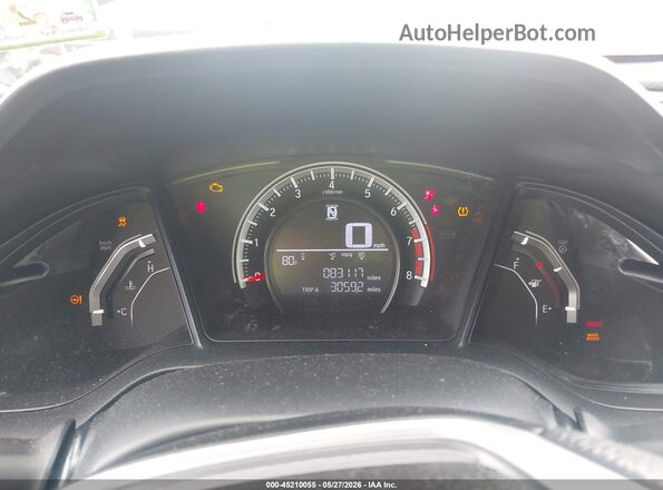 2HGFC2F56JH521867 2018 HONDA CIVIC Black Vista de los asientos traseros