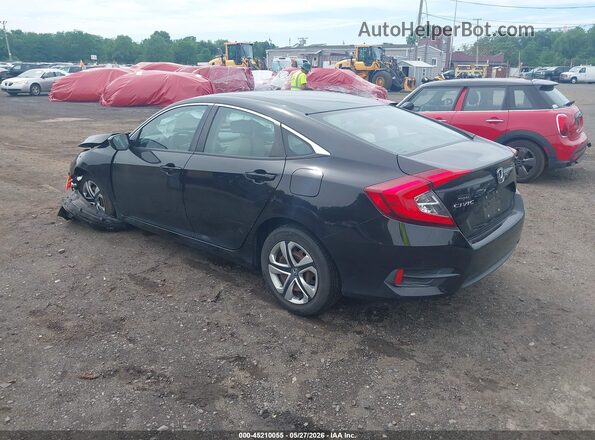 2HGFC2F56JH521867 2018 HONDA CIVIC Black Trasero izquierdo