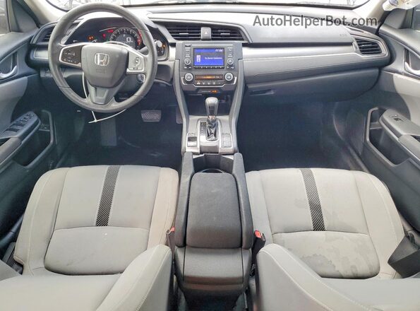 2HGFC2F56JH546817 2018 HONDA CIVIC Gray Widok deski rozdzielczej