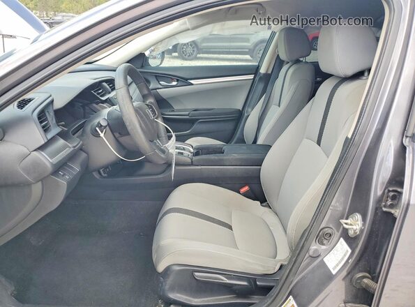 2HGFC2F56JH546817 2018 HONDA CIVIC Gray Widok wnętrza z przodu