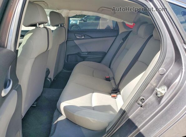 2HGFC2F56JH546817 2018 HONDA CIVIC Gray Widok tylnych siedzeń