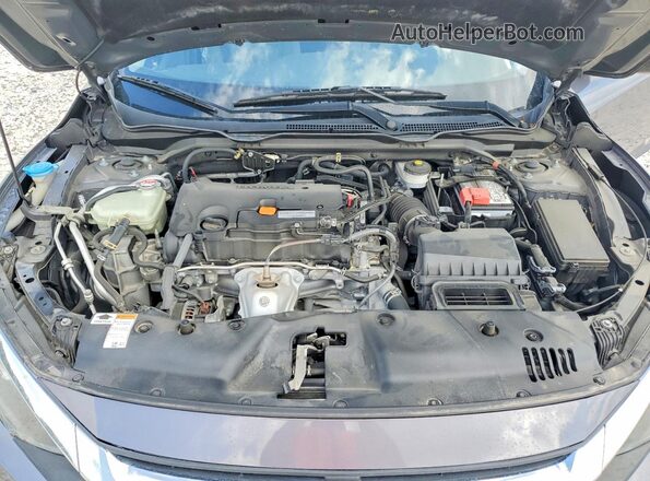 2HGFC2F56JH546817 2018 HONDA CIVIC Gray Widok wnętrza z tyłu