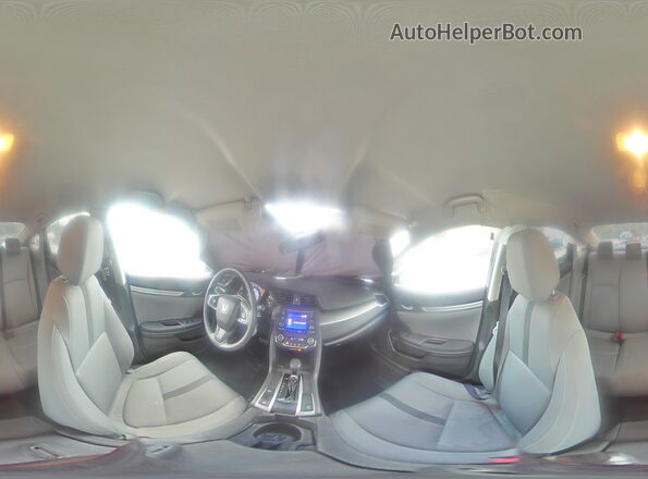2HGFC2F56JH546817 2018 HONDA CIVIC Gray Widok naklejki z numerem VIN