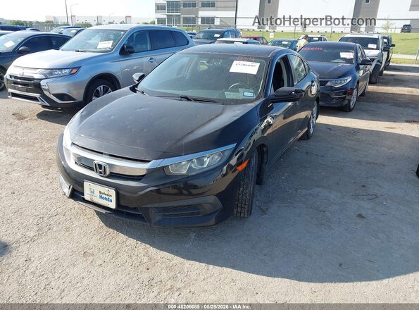 2HGFC2F56JH595399 2018 HONDA CIVIC Black Передня ліва чверть