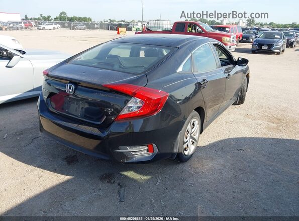 2HGFC2F56JH595399 2018 HONDA CIVIC Black Задня права чверть