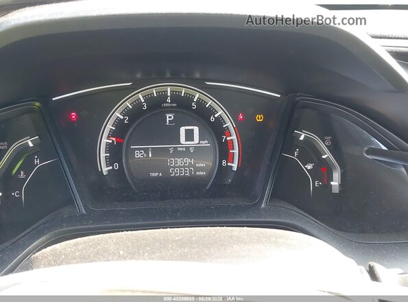 2HGFC2F56JH595399 2018 HONDA CIVIC Black Вид задніх сидінь