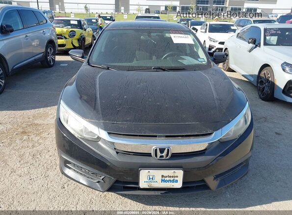 2HGFC2F56JH595399 2018 HONDA CIVIC Black Вид щитка приладів