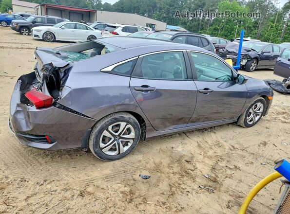 2HGFC2F56JH608751 2018 HONDA CIVIC Gray Trasero derecho