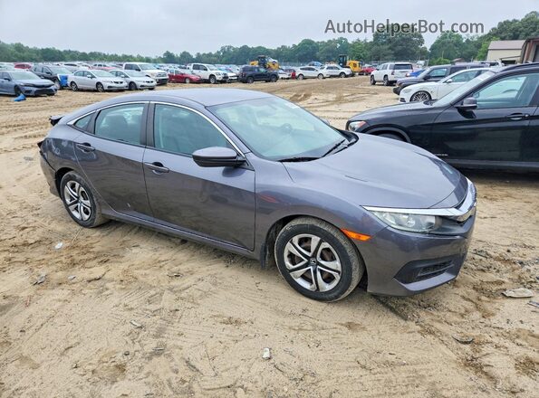 2HGFC2F56JH608751 2018 HONDA CIVIC Gray Delantero derecho
