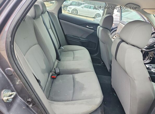 2HGFC2F56JH608751 2018 HONDA CIVIC Gray Vista de los asientos traseros