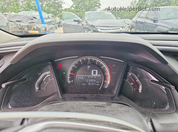 2HGFC2F56JH608751 2018 HONDA CIVIC Gray Vista del cuadro de instrumentos