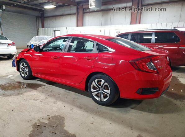 2HGFC2F57GH558001 2016 HONDA CIVIC Red Rear left