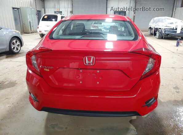 2HGFC2F57GH558001 2016 HONDA CIVIC Red Rear view