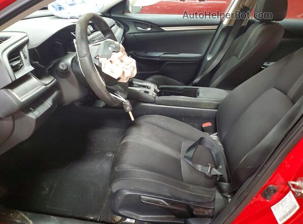 2HGFC2F57GH558001 2016 HONDA CIVIC Red Front interior view