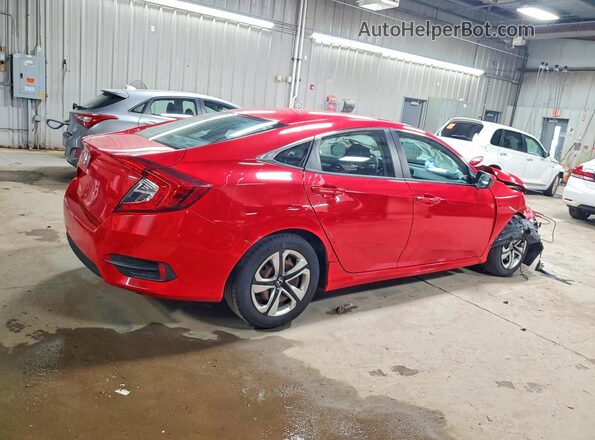 2HGFC2F57GH558001 2016 HONDA CIVIC Red Rear right