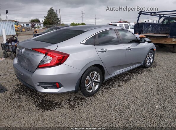 2HGFC2F57HH535562 2017 HONDA CIVIC Серебряный Задняя правая четверть