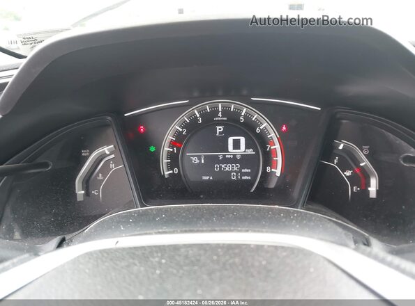 2HGFC2F57HH549932 2017 HONDA CIVIC Silver Вид задніх сидінь