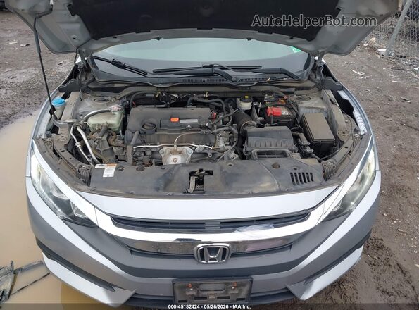 2HGFC2F57HH549932 2017 HONDA CIVIC Silver Вид ззаду