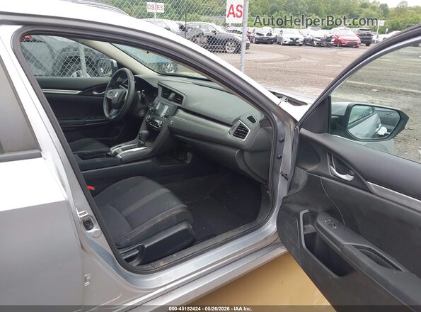 2HGFC2F57HH549932 2017 HONDA CIVIC Silver Вид салону спереду