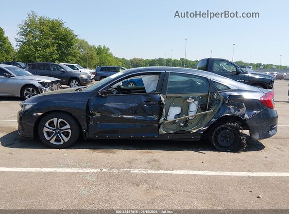 2HGFC2F57JH578921 2018 HONDA CIVIC Gray Widok wnętrza 360 stopni