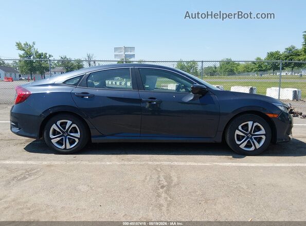 2HGFC2F57JH578921 2018 HONDA CIVIC Gray Widok wnętrza z tyłu
